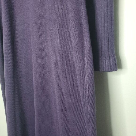 Kathy Lee Collection XL Vintage Sweater Dress Purple Long Sleeve - Picture 4 of 10